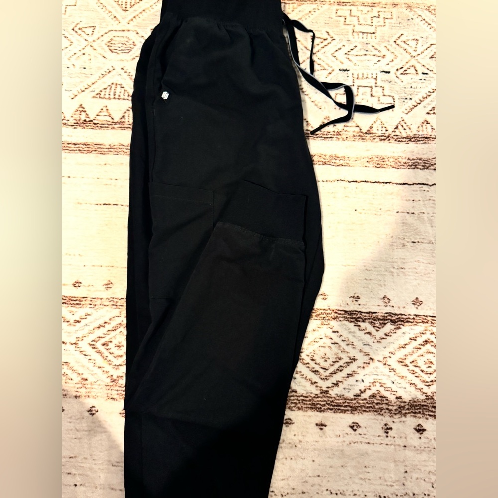 Jaanuu Black 5-pocket scrub Jogger Pants